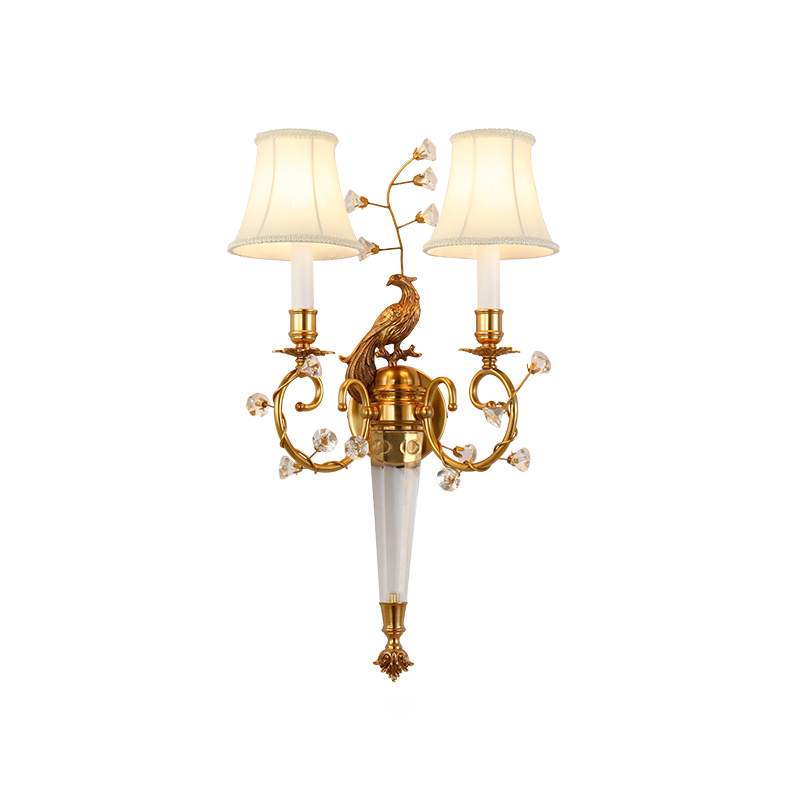 New Product New Items Italian Style Empire Classic Indoor Decoration Brass Wall Sconce Lighting Wall Sconces