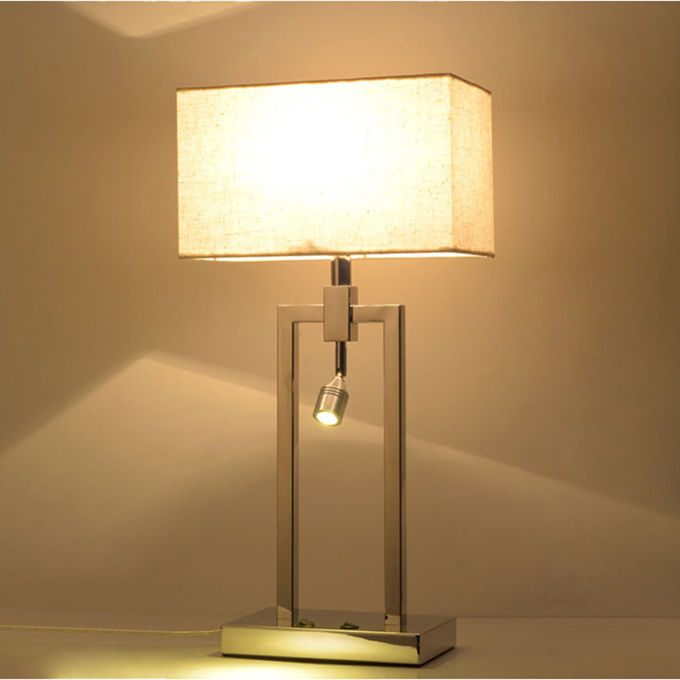 fancy bed side cheap modern hotel decorative led table lamp