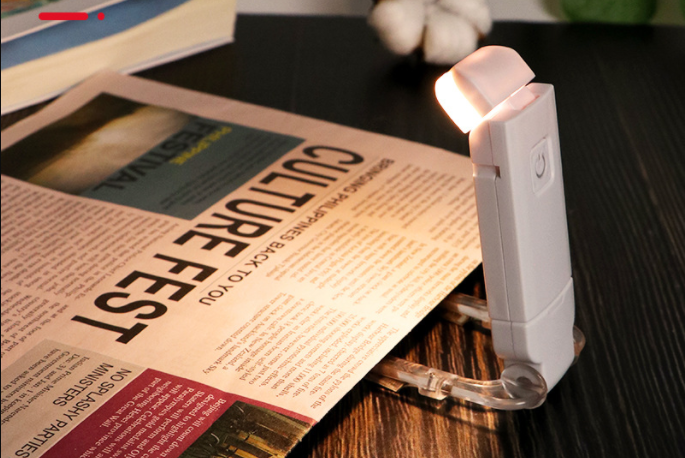 Newest Led Flexible Small Table Lamp Portable Usb Mini Reading Light Led Clip on Usb Rechargeable Book Light