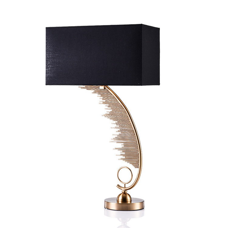 Luxury Nordic Classic Bed Side Night Light American Antiques Decorative Art Leaf Table Lamp for Bedroom Living Room