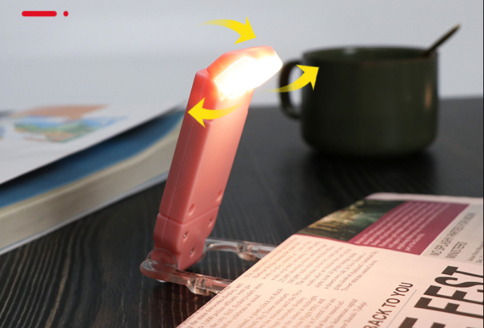 Newest Led Flexible Small Table Lamp Portable Usb Mini Reading Light Led Clip on Usb Rechargeable Book Light