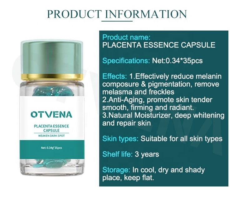 Placenta anti aging serum private label spot removal placenta facial serum