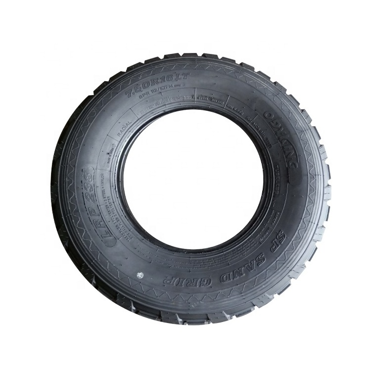 All New Top brand China Factory Tyre 7.50R16 with sand grip pattern