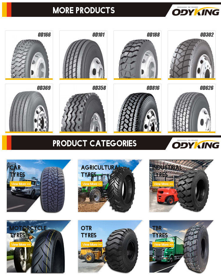 ODYKING wholesale truck tires  heavy duty 11r/22.5 truck tires 11r 22.5 16PR 12R22.5 18PR for sale