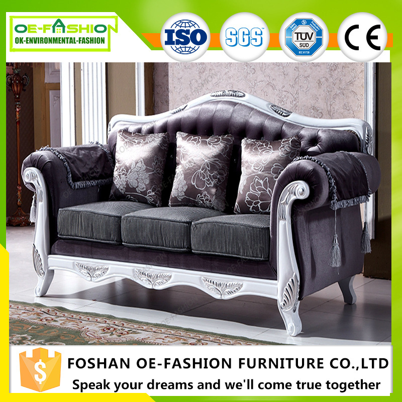 wedding stage Velvet sofas furniture,wooden living room sofa furniture