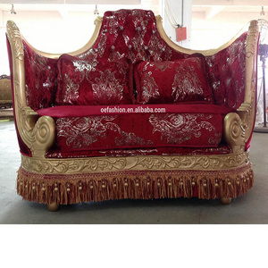 OE-FASHION American style Antique style red Latest design European style sofa