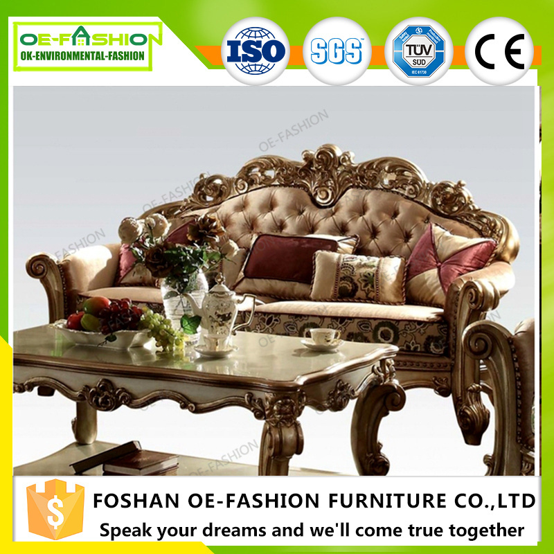 baroque style wood carving sofa furniture,living room sofa furniture