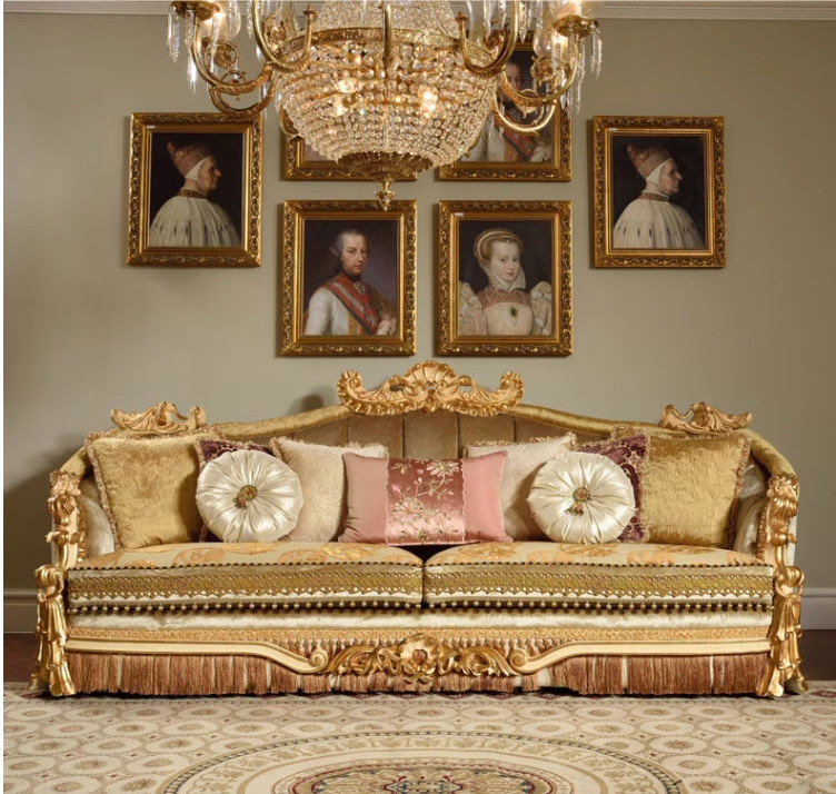 OE-FASHION Elevate Your Villa's Grandeur with Sofa Frame Wood: Bespoke Luxury European Classic for Designers & Elite Clients