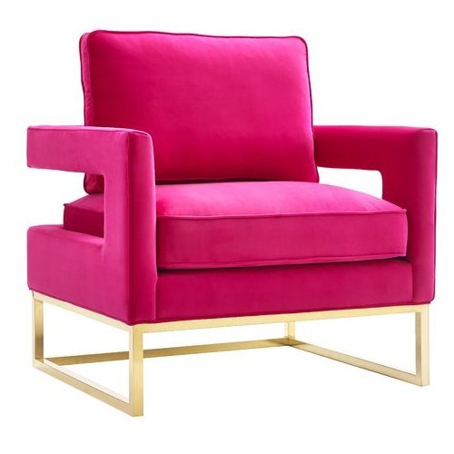 New Modern Classic Gold Plated Relaxing Armchair Accent Single Sofa Chairs,Relaxing Armchair