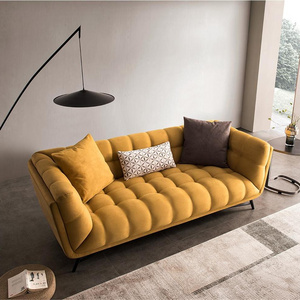 Velvet Set Luxury Living Room Modern Furniture High Quality Sofas Tufted Sectional Suede For Recliner Couch Sofa Covers Fabric