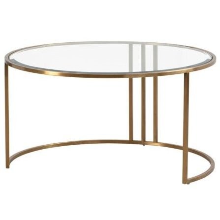 Living Room Round Top Coffee Center Tables With Storage Steel Stainless Metal Modern Gold And Glass Tea Table