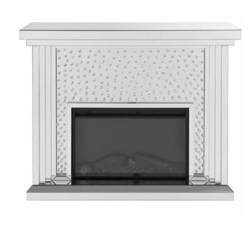 Best Selling Crystal Mirrored Fireplace Living Room Console Table Furniture