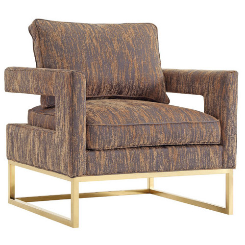 New Modern Classic Gold Plated Relaxing Armchair Accent Single Sofa Chairs,Relaxing Armchair