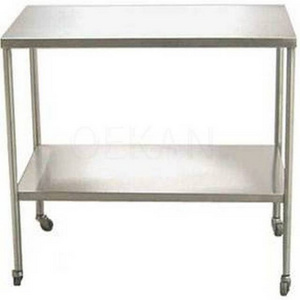 Hospital Multi-functional Delivery Trolley Heavy Duty  Transport Stainless Steel Cart with Wheels Food Cart