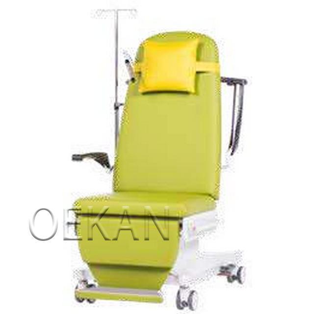 Hospital Height Adjustable Recliner Treatment Chair Medical Movable Transfusion Chair