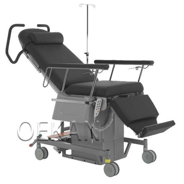 Hospital Foldable Electric Patient Transfusion Chair Medical Adjustable Recliner Dialysis Chair