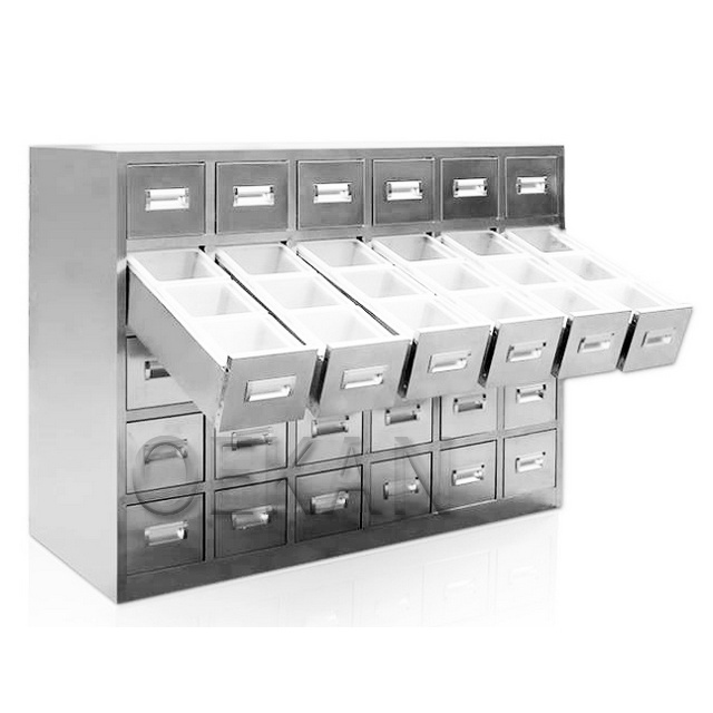 Hospital Multi-Drawer Chinese Medicine Storage Cabinet Pharmacy Cabinet Groove Drawers