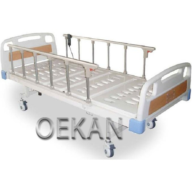 High Quality Hospital Cold Rolling Steel Folding Electric Patient Nursing Bed Adjustable Medical Bed