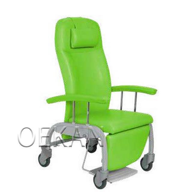 Hospital Movable Folding Patient Transfusion Chair Medical Adjustable Reclining Chair