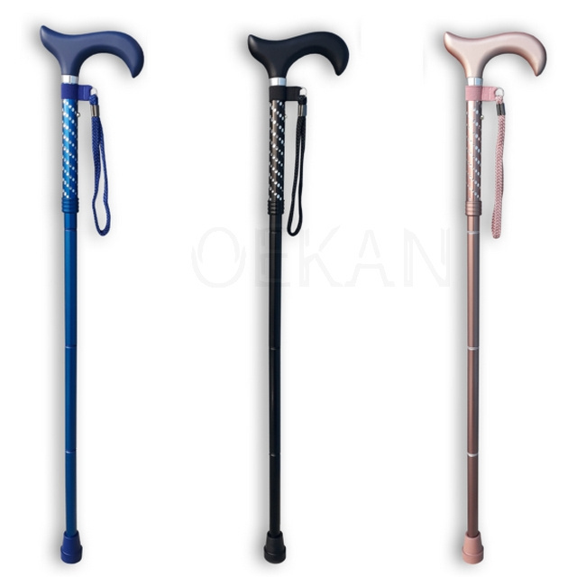 Modern Hospital Aluminum Lightweight Walking Aids for Elderly Disabled Rehabilitation Therapy Supplies Cane