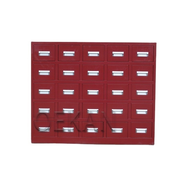 Hospital Pharmacy Furniture Chinese Traditional Medicine Locker  Pharmacy Steel Storage Locker with Central System Lock