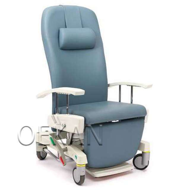 Hospital Movable Folding Patient Transfusion Chair Medical Adjustable Reclining Chair