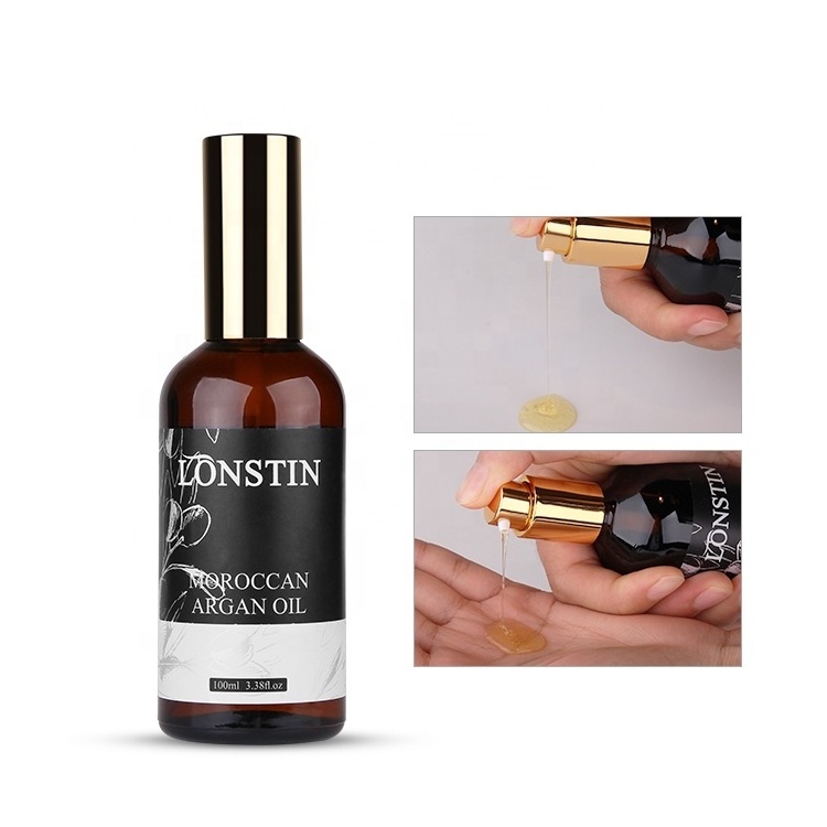 Lonstin Wholesale Organic Hair Care Moisturizing Morocco Argan Oil