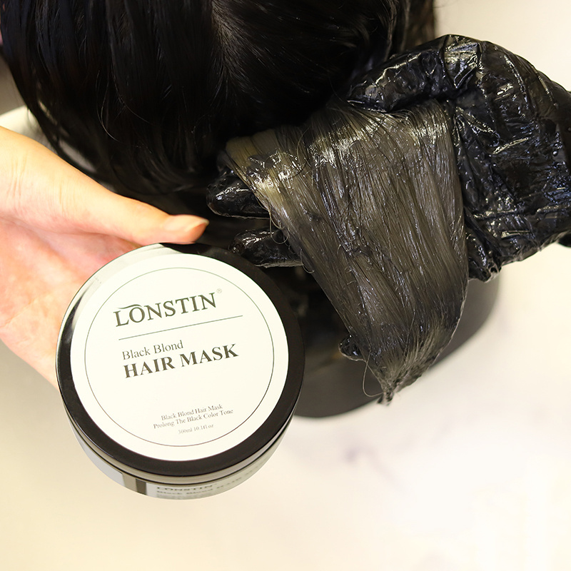 Lonstin oem organic salon professional shampoo remove brassy color toner no yellow silver hair purple shampoo for blonde