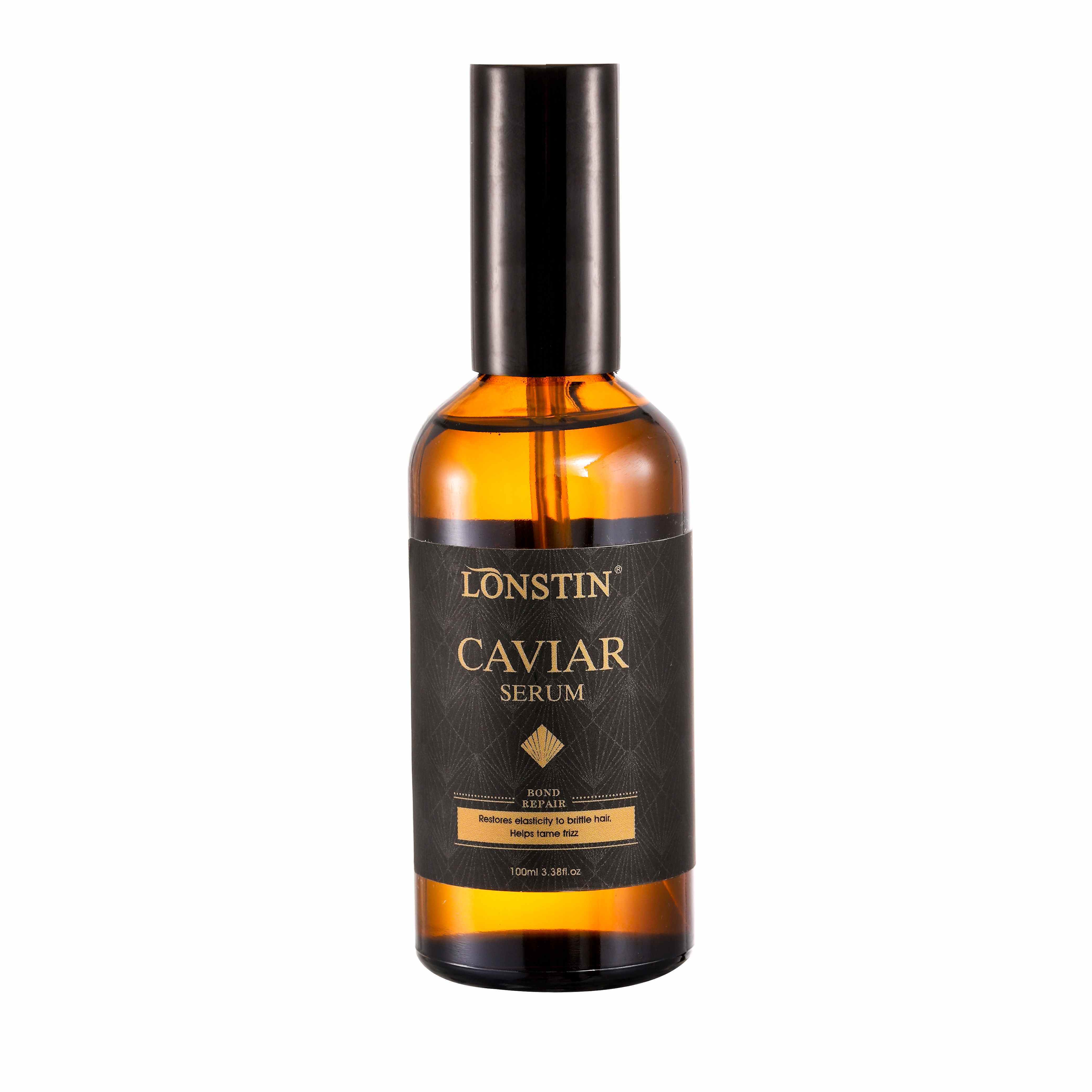 OEM Private Label Hair Oil Serum Custom Natural Caviar Extract Hair Care Products Organic Caviar Oil for Damaged Hair