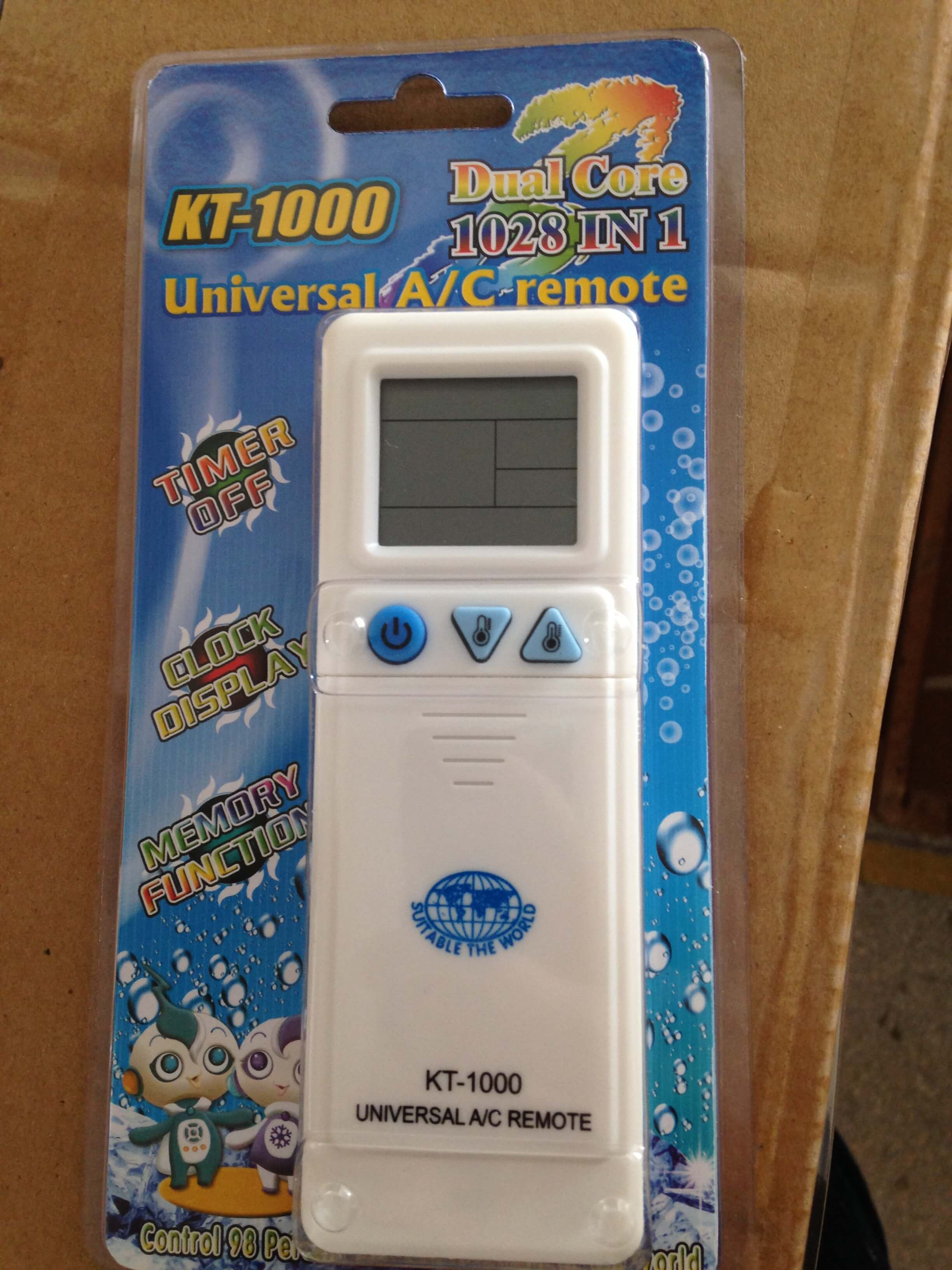 KT-1000 Universal remote control ac remote control