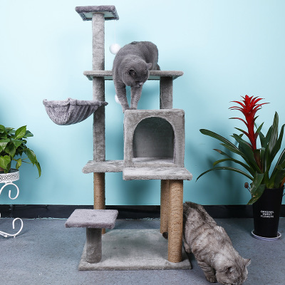 Hot Sale Pet Products for Kitten Sisal Katzen Scratch Post Cat Tree