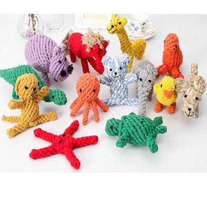 REAL FORT PET Dogs Toothbrush Toy Cleaning Tool Pet Training Chew Toys Manufacturer Small Animals Cotton Pet Toy for Dogs