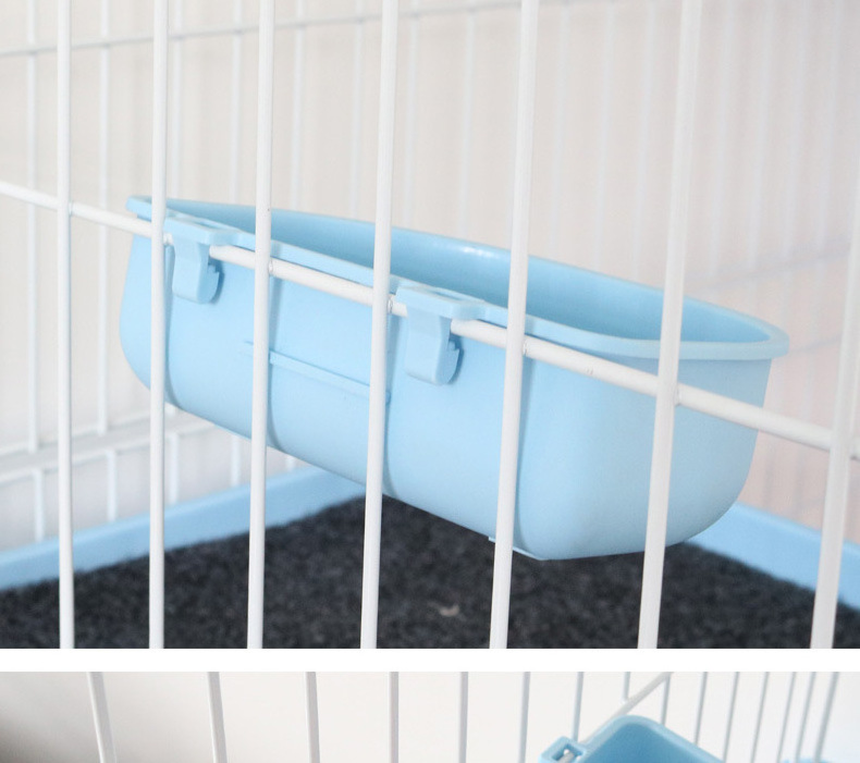 Hot Sale Crate Dog Bowl Removable Durable Water Food Feeder Bowls Cage Coop Cup for Cat Puppy Bird Pets