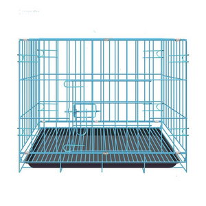 Galvanized Iron Dog Kennel Welded Wire Cage Steel Modular Welded Black Dog Kennels