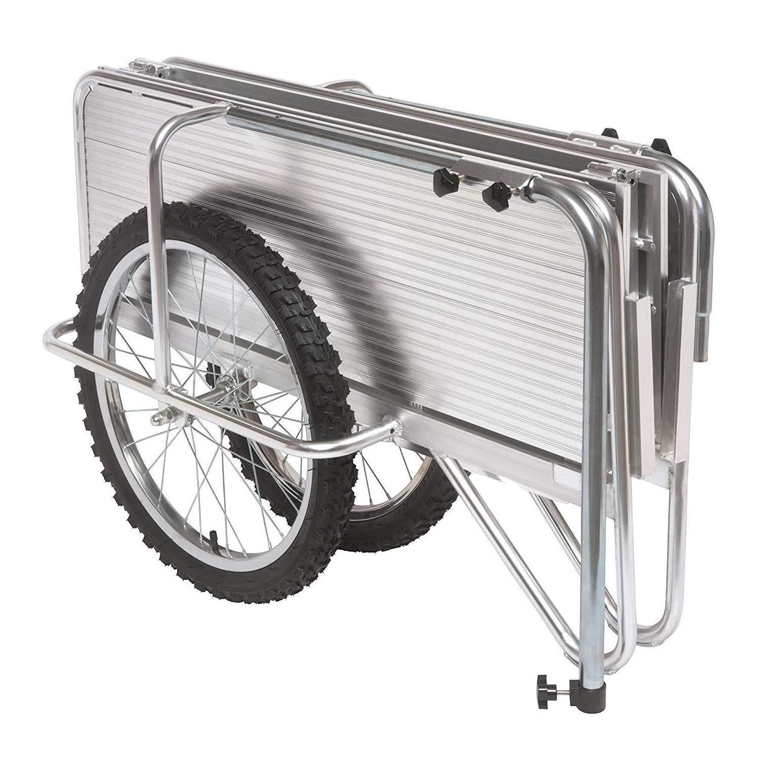 Bicycle aluminum trailer rear trailer  outdoor travel riding carrying dragging cargo pet trailer