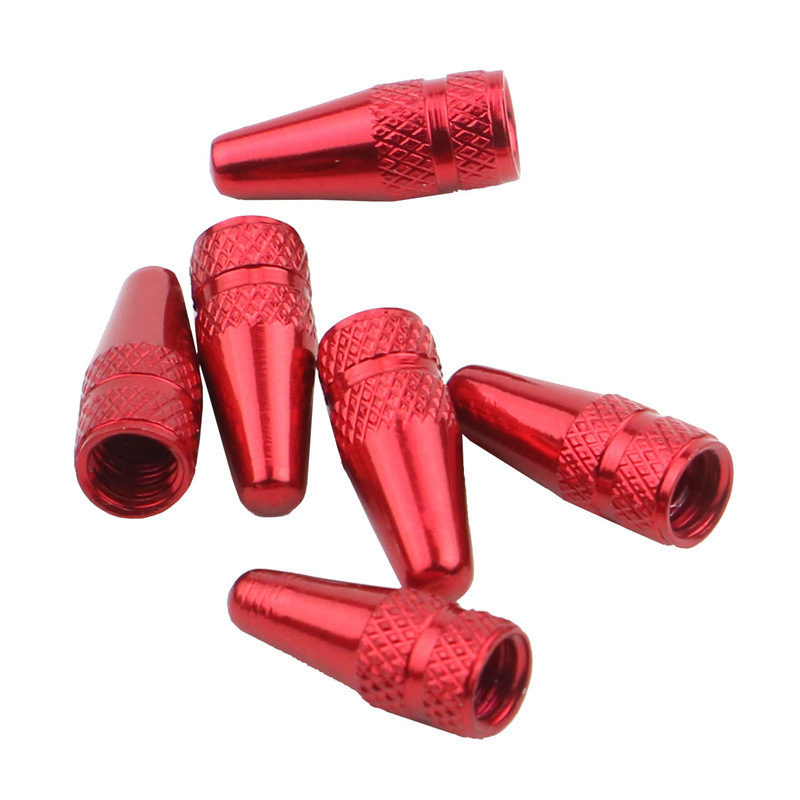 Color valve nozzle cap French valve nozzle cap Aluminum alloy valve cap for mountain bike