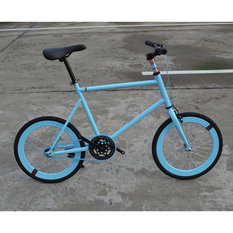 20-inch 120-168cm High Carbon Steel Fashion Mini Fixed Gear Bicycle