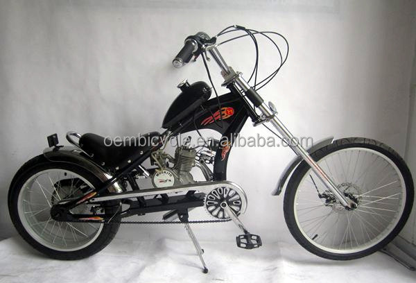 24inch 2 stroke 80cc disc brake chopper gas bicycles