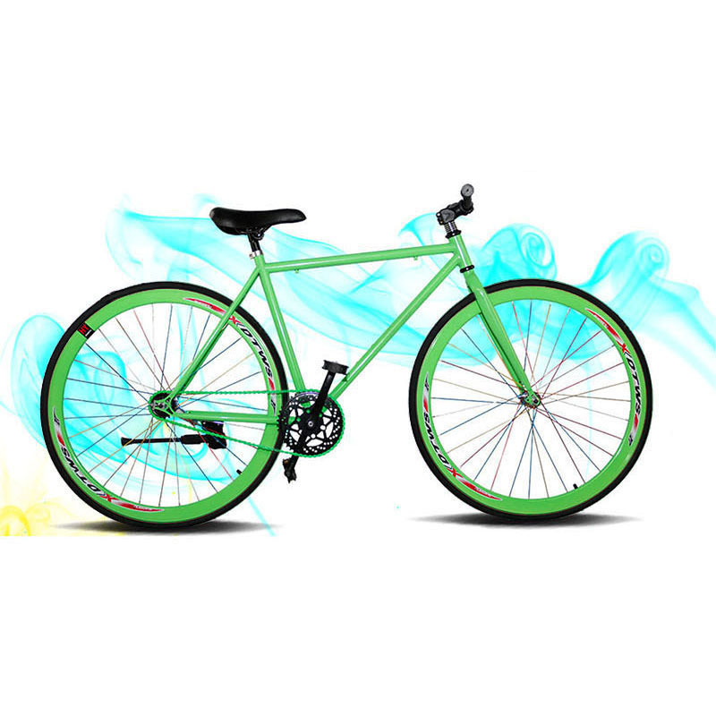 Colorful Fixed Gear Bike 26-inch road upside down cycling for men and women