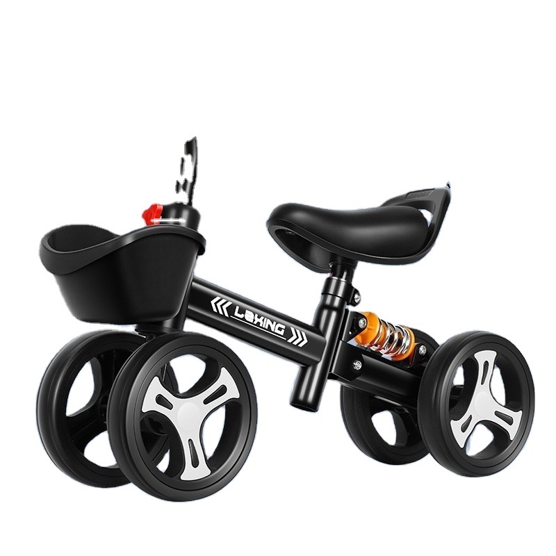 2023 latest hot sale suitable for 1-5 years old toddler sliding bicycle children's four-wheel bicycle children's balance bike