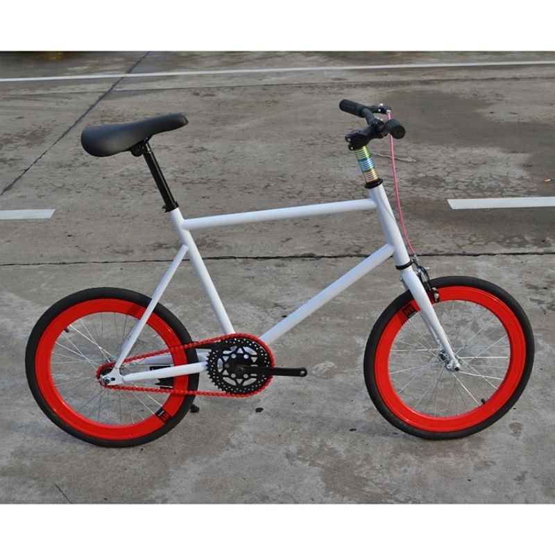 20-inch 120-168cm High Carbon Steel Fashion Mini Fixed Gear Bicycle