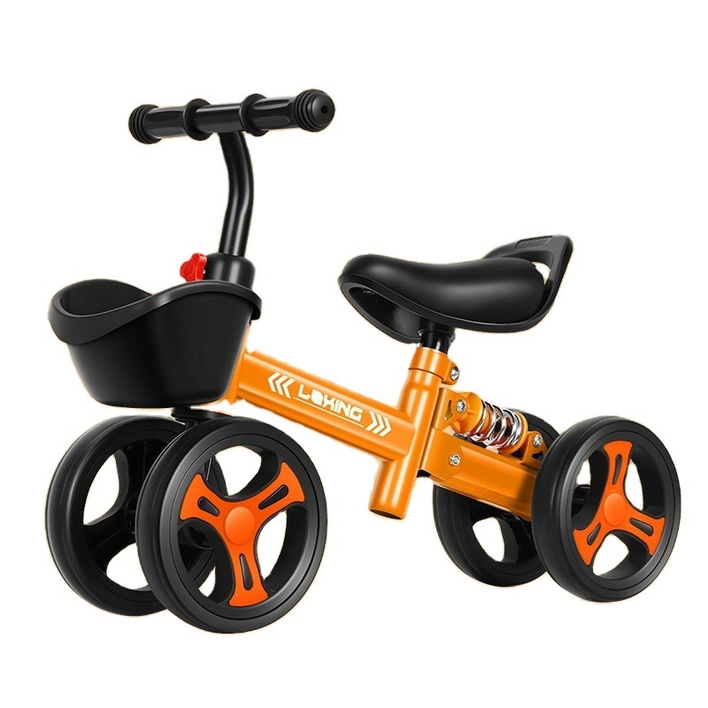 2023 latest hot sale suitable for 1-5 years old toddler sliding bicycle children's four-wheel bicycle children's balance bike