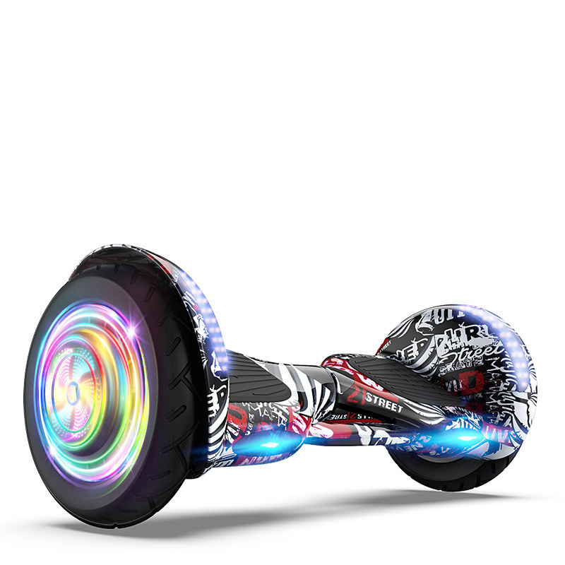 2022 New Design 10 Inch Children Electric Hoverboards LED Lights Hover Board