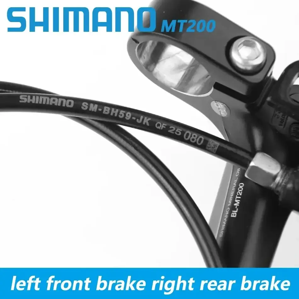 SHIMANO MT200 Brake MTB Hydraulic Oil Disc 4 Piston 800/1550mm Mountain Bike Brake Bicycle Parts