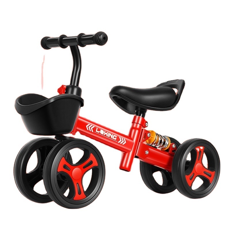 2023 latest hot sale suitable for 1-5 years old toddler sliding bicycle children's four-wheel bicycle children's balance bike