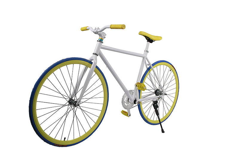 Colorful Fixed Gear Bike 26-inch road upside down cycling for men and women