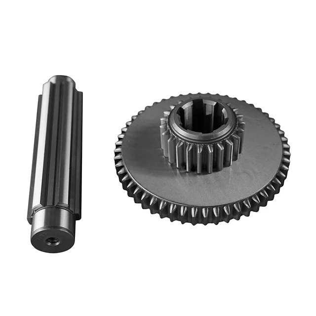 Custom CNC Machining Motor Combo Gear Shaft for Lathes