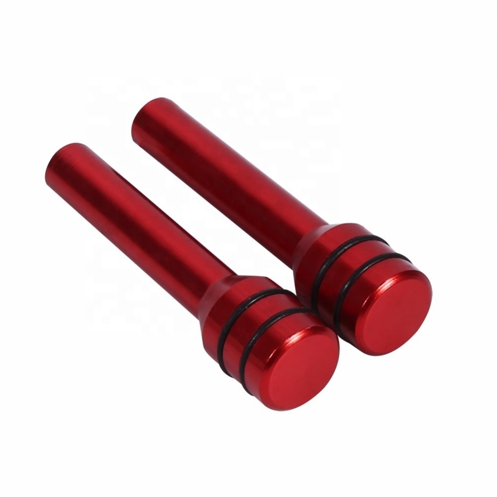 custom Car Truck Aluminum Interior Door Lock Knob Pins Cover Red Car Door Lock Knob Pin