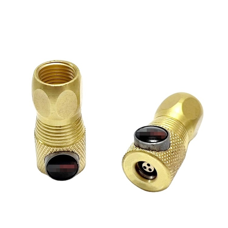 Best price OEM lock-on flexible female G1/4 internal thread brass tire air chuck