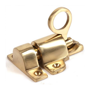 Sold Brass  Stainless Aluminium Cabinet Latch Loaded Gold Cupboard Wardrobe Door Lock Catch